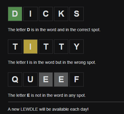 Lewdle Word Answer Today (8th Oct22), Hints of Lewdle Solutions