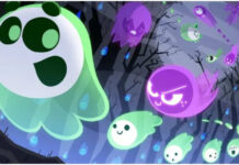 Google Doodle Halloween game 2022
