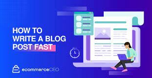 How To Write A Blog Post In Less Time