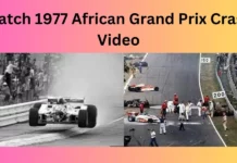 Watch 1977 African Grand Prix Crash Video
