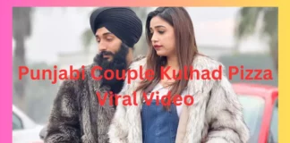 Punjabi Couple Kulhad Pizza Viral Video