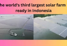 The world's third largest solar farm is ready in Indonesia