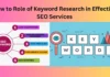 How to Role of Keyword Research in Effective SEO Services