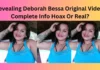 Revealing Deborah Bessa Original Video