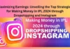 Top Strategies for Making Money in IPL 2024 through Dropshipping and Instagram