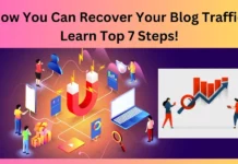 How You Can Recover Your Blog Traffic: Learn Top 7 Steps!