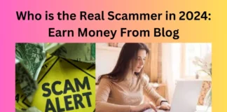 Who is the Real Scammer in 2024: Earn Money From Blog