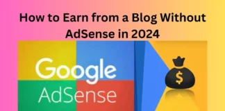 How to Earn from a Blog Without AdSense in 2024