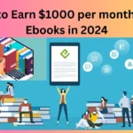 How to Earn $1000 per month from Ebooks in 2024