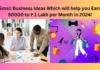 6 Small Business Ideas Which will help you Earn ₹ 50,000 to ₹ 1 Lakh per Month in 2024!