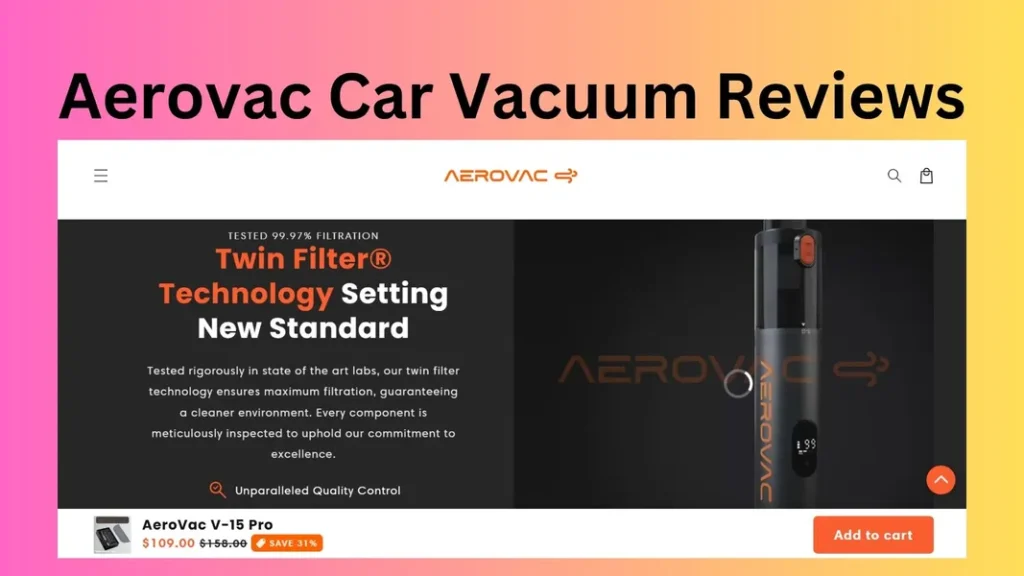 Aerovac Car Vacuum Reviews