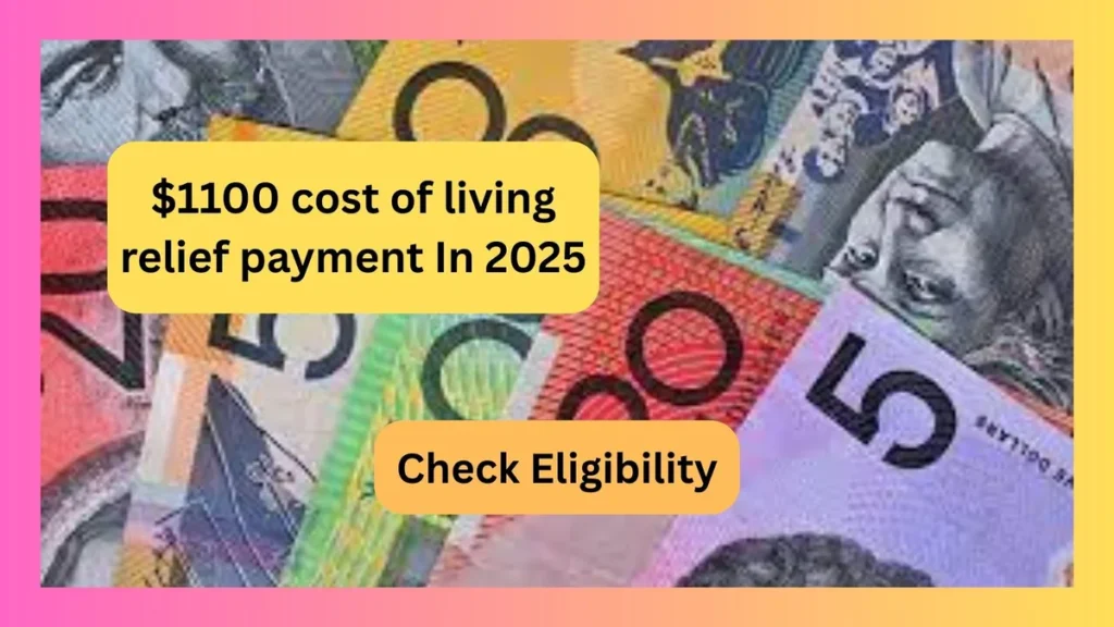 $1,100 Cost of Living Relief Payment in 2025