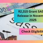 R2,315 Grant SASSA Release in November 2025
