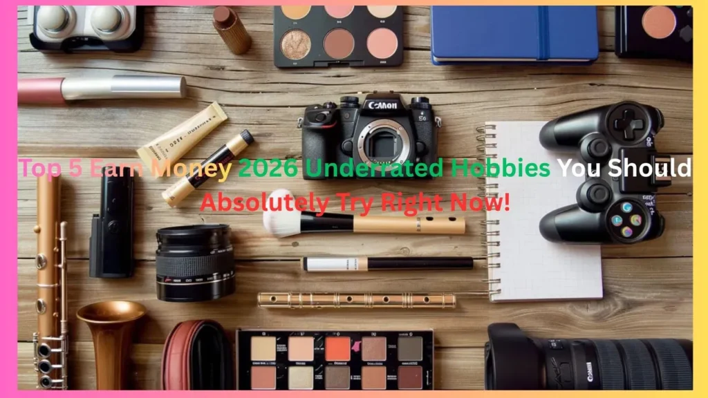Top 5 Earn Money 2026 Underrated Hobbies You Should Absolutely Try Right Now!