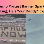 Donald Trump Protest Banner Sparks Debate