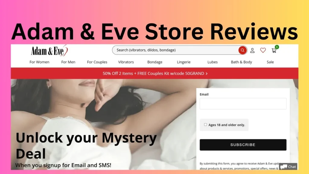 Adam & Eve Store Reviews